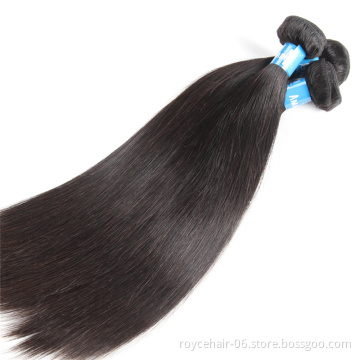 Hot Sale Straight Virgin Human Hair Weave Super Double Drawn Hair